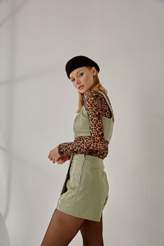 Buttoned Bra – Nile Green